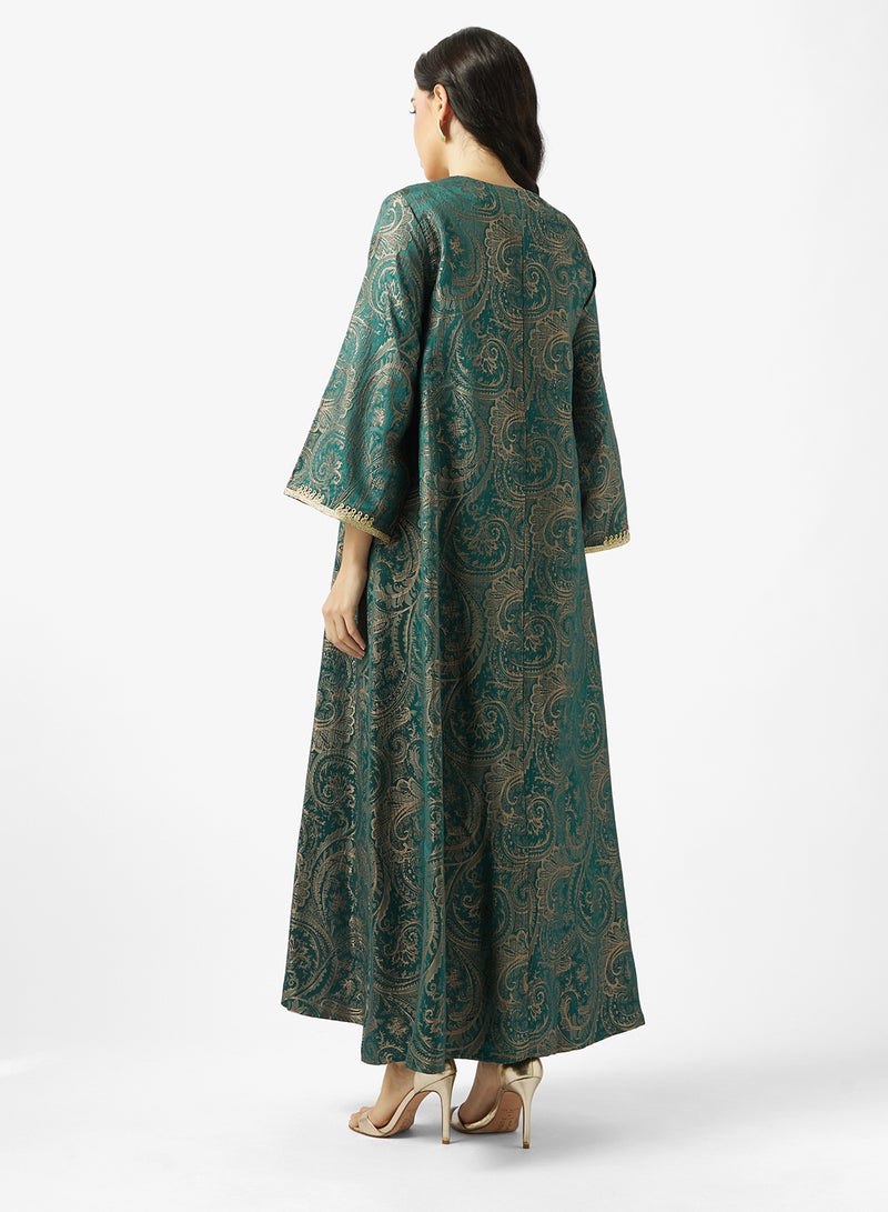 Khizana Embroidered Jalabiya - Image 2